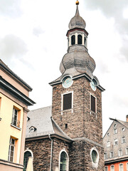 Wall Mural - Traditional Cathedral in Monschau in Germany