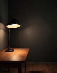 Wall Mural - lamp on the table