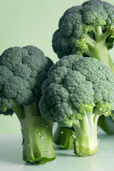 Wall Mural - Fresh vegetable broccoli