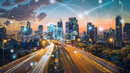 Smart cities use technology to make life better for people who live there. They have fast internet connections and use data to solve problems and make things more efficient.