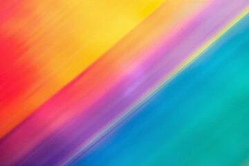 Wall Mural - vibrant rainbow color gradient background with smooth diagonal lines