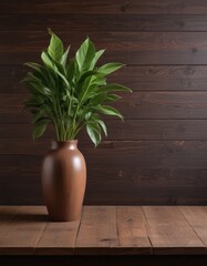 Wall Mural - plant on the table