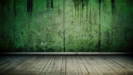 Wall Mural - Abstract Green Grunge Background