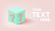 © pickbiz - Customizable Mystery Box with Placeholder Text for Personalized Messages