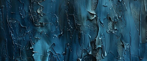 Wall Mural - blue painted texture, old painted wall,