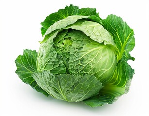 Cabbage. fresh green cabbage 