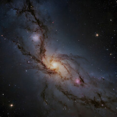 Starry Night in the Milky Way Galaxy,Space,generative God creatio