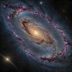 Starry Night in the Milky Way Galaxy,Space,generative God creatio