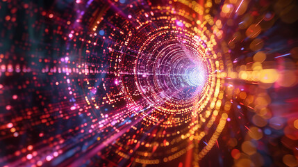 Abstract Technology Communication	