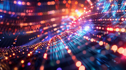 Abstract Technology Communication	