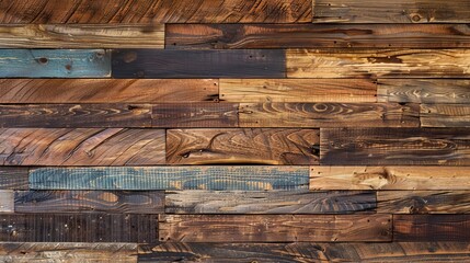 Wall Mural - Old wood texture, featuring a wall panel made of weathered boards.