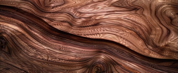 Wall Mural - A detailed look at a piece of wood displaying a swirling pattern