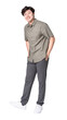 © Rawpixel.com - Png Asian man mockup in gray shirt casual wear full body