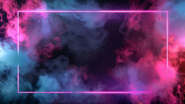 Neon style background