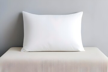 an image of an isolated blank white soft pillow  suitable for mockups, mockup, mock up, Cushion, Fabric, Bedding, Rest, Sleep, Design, Template, Background, Comfort, Plush, Cozy, Textile, Fluffy