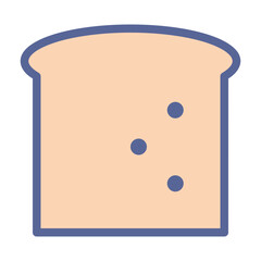 Wall Mural - Bread Icon