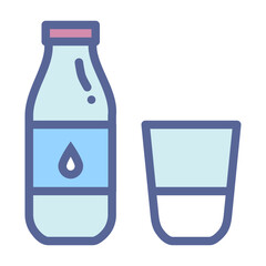 Sticker - Milk Bottle Icon