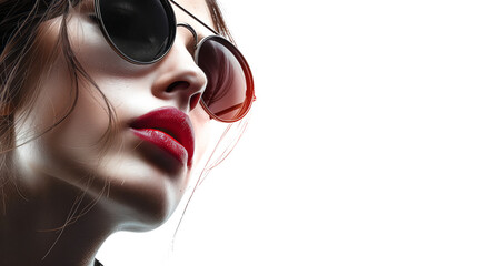 Poster - Bauhaus-Inspired Design- Woman with sunglasses