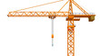 © Emma - Tower crane for construction isolated on transparent background