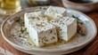 © irina - feta cheese served on a plate