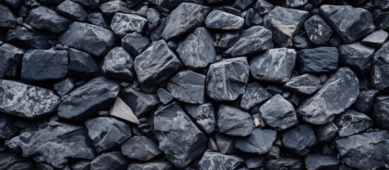Leinwandbilder - stone rock background texture. Creative banner. Copyspace image