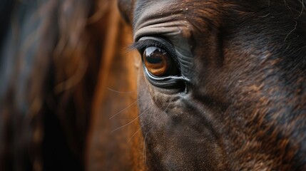 arabian bay horse s gaze