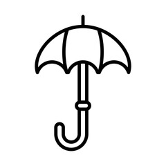 Wall Mural - Umbrella line icon