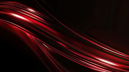 Poster - light effect  black red metallic light  premium