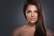 © blackday - Studio Portrait of a Woman with Perfect Skin and Healthy Hair