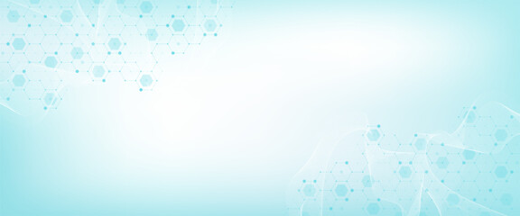 modern health care or medical background design. health care innovation concept. horizontal header w