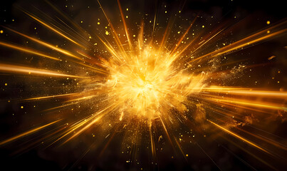 Wall Mural - explosion of sparks