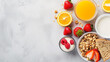 © Taisiia - A delicious and varied healthy breakfast with berries and fruits