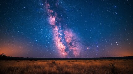 Starry Night Over Kanha: Milky Way Illuminating Untouched Natural Landscape in India's National Park
