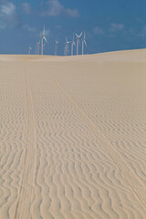 Wall Mural - Wind power plant in Ceará, Brazil