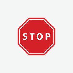 Poster - Do not touch icon vector logo design template