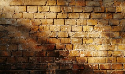 Wall Mural - Terracotta brick wall textured background