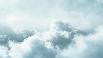Wall Mural - A commercial airliner soaring above the clouds, perfect for travel or adventure themes