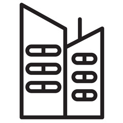 Sticker - Build Business Media Line Icon