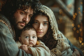 Holy Family Nativity Scene