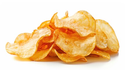 Sticker - Isolated white background potato chips