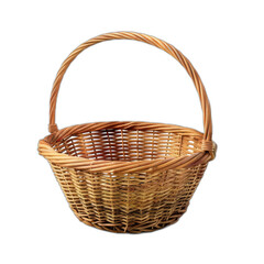 PNG image of an empty square in a wide basket on a transparent background