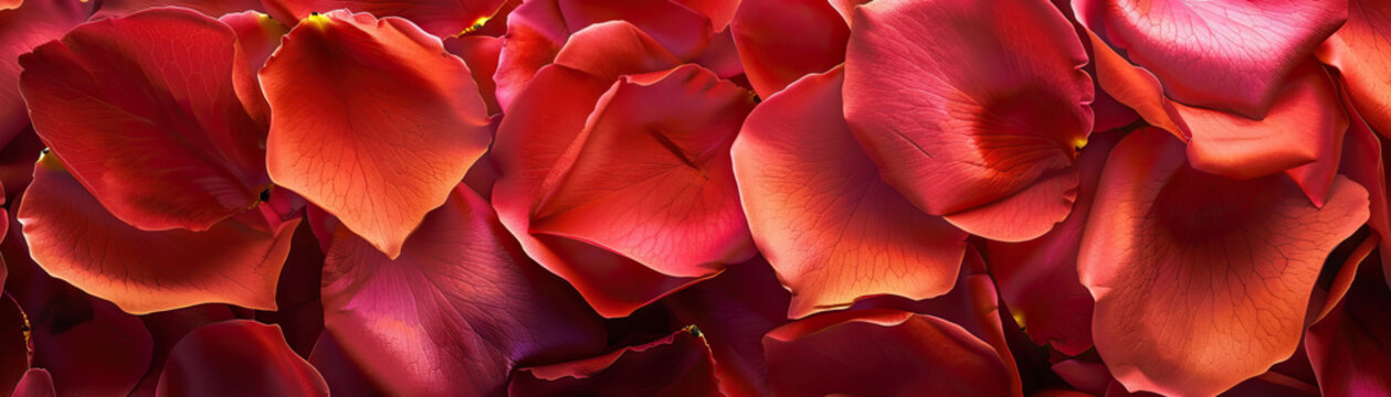 Velvet Rose Petals: Close-Up of Velvety and Textured Rose Petals in Floral Arrangement.