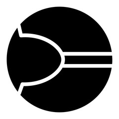 Poster - Athletic Ball Fitness Glyph Icon