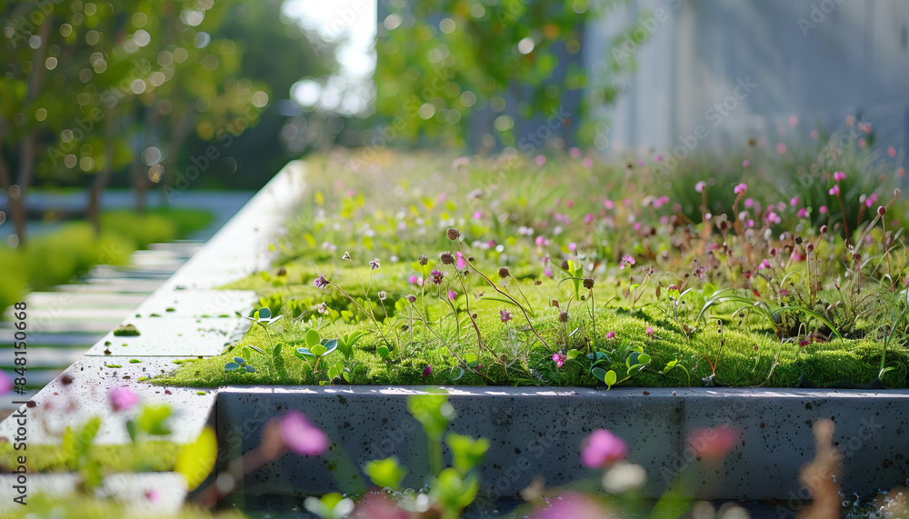 Photo inspiration: Picture Idea: Green Infrastructure Incorporating Natural Elements Such As Green