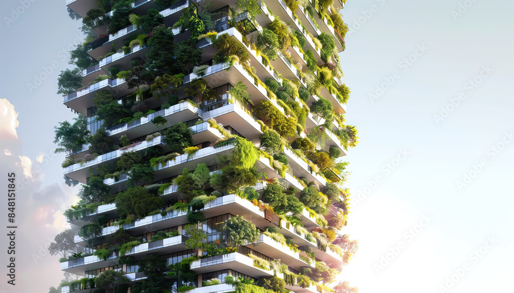 Image showcasing Vertical Forests: Constructing skyscrapers with integrated vertical ...