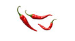 © organik - red chili or chilli cayenne pepper isolated on transparent background