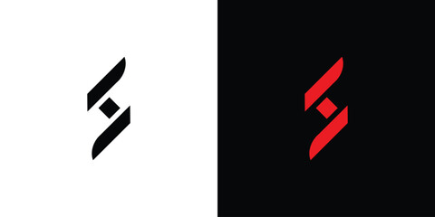 modern and unique letter S initials logo design.