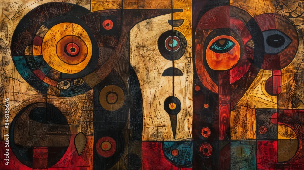 Investigate the use of abstraction in cultural rituals and ceremonies ...