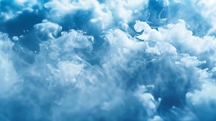 Close-up of liquid nitrogen fog 32k, full ultra HD, high resolution