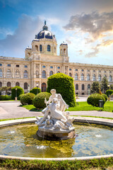 Canvas Print - Maria Theresien Platz, Wien, Österreich 